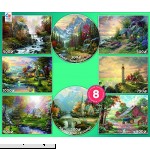 Ceaco 8-in-1 Multipack Puzzles by Thomas Kinkade 2 300 Pieces 4 550 Pieces 1 750 Pieces 1 1000 Pieces  B078SV7FLS
